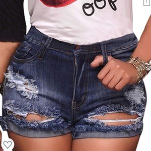 NWOT High waisted shorts